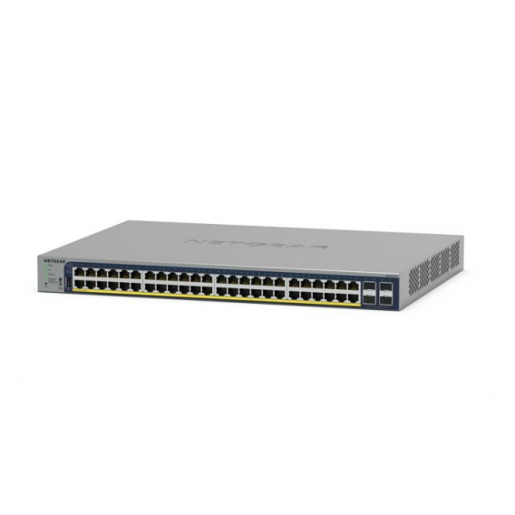 Obrázok pre NETGEAR GS728TP Řízený L2/L3/L4 Gigabit Ethernet (10/100/1000) Podpora napájení po Ethernetu (PoE) Šedá