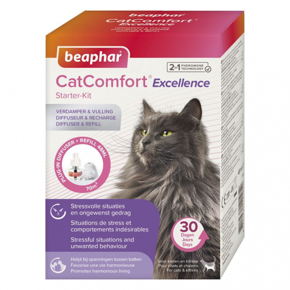 Obrázok pre Beaphar CatComfort Excellence Calming Difuzér - difuzér s feromony pro kočky - 48 ml