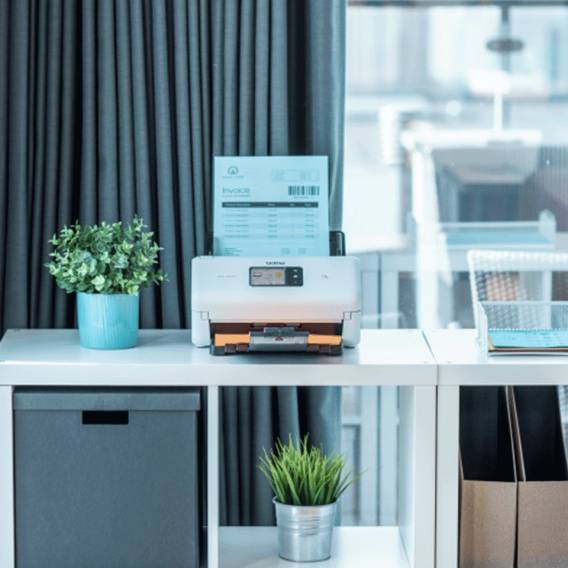 Obrázok pre Brother ADS-4500W skener Skener s automatickým podáváním dokumentů 600 x 600 DPI A4 Černá, Bílá