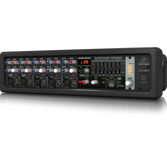 Obrázok pre Behringer PMP550M audio mixér 5 kanály/kanálů 20 - 20000 Hz Černá