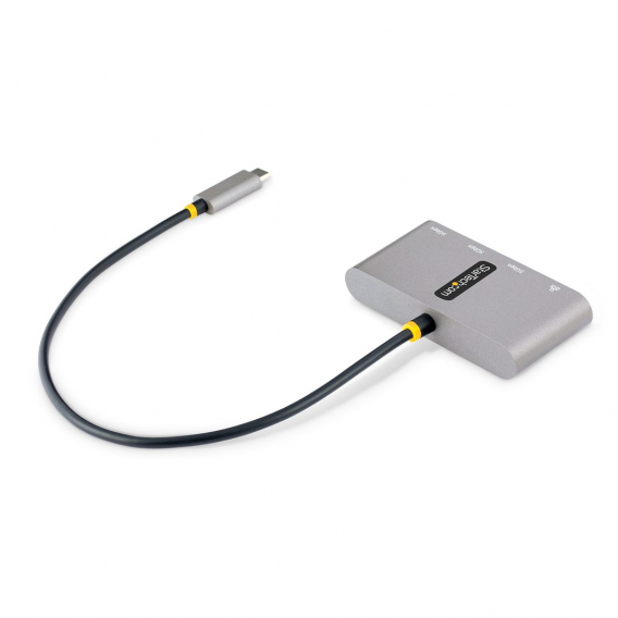 Obrázok pre StarTech.com HB30C3A1GEA2 dokovací stanice/replikátor portů Kabel USB 3.2 Gen 1 (3.1 Gen 1) Type-C Šedá