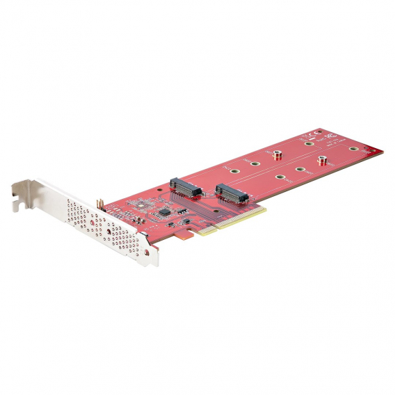 Obrázok pre DUAL M.2 PCIE SSD ADAPTER CARD/TO DUAL NVME M.2 SSD