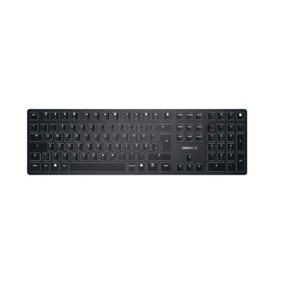 Obrázok pre CHERRY KW X ULP klávesnice Univerzální USB + RF Wireless + Bluetooth QWERTZ Německý Černá