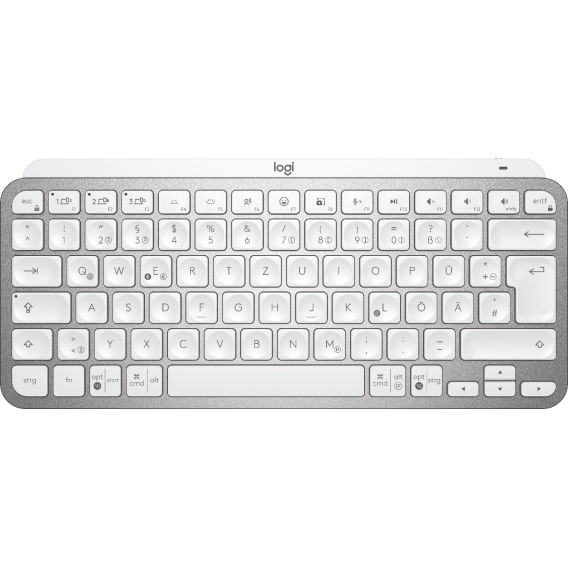 Obrázok pre Logitech MX Keys Mini klávesnice Kancelář RF bezdrátové + Bluetooth QWERTZ Německý Šedá