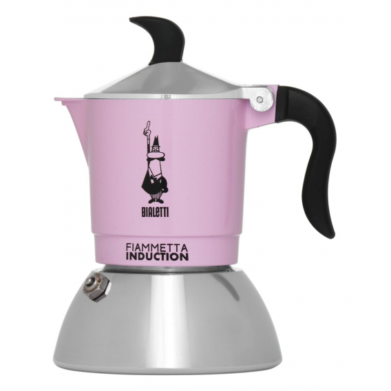 Obrázok pre Bialetti 6585 Moka konvička 0,09 l Černá, Růžová, Stříbrná