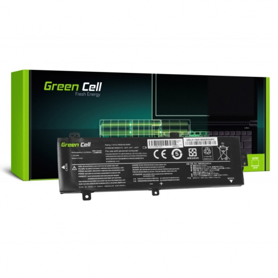 Obrázok pre Green Cell L15C2PB3 L15L2PB4 L15M2PB3 L15S2TB0 Baterie notebooku Lenovo 7,6V 3500 mAh (LE118)