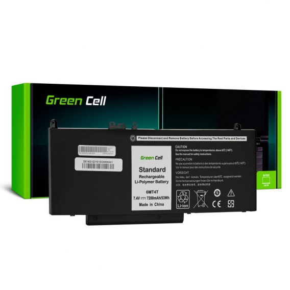 Obrázok pre Green Cell 6MT4T 07V69Y Baterie notebooku Dell 7,4V 7200mAh (DE162)