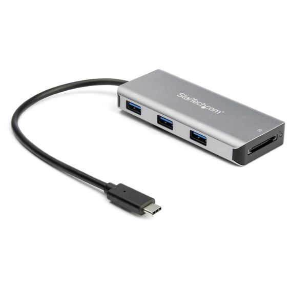 Obrázok pre StarTech.com HB31C3ASDMB dokovací stanice/replikátor portů USB 3.2 Gen 2 (3.1 Gen 2) Type-C Černá, Šedá