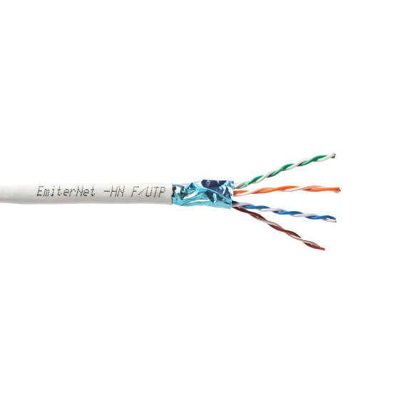 Obrázok pre Kabel Emiter Net FTP (F/UTP) kat.5e 350MHz, drut 4x2x24 AWG, PVC