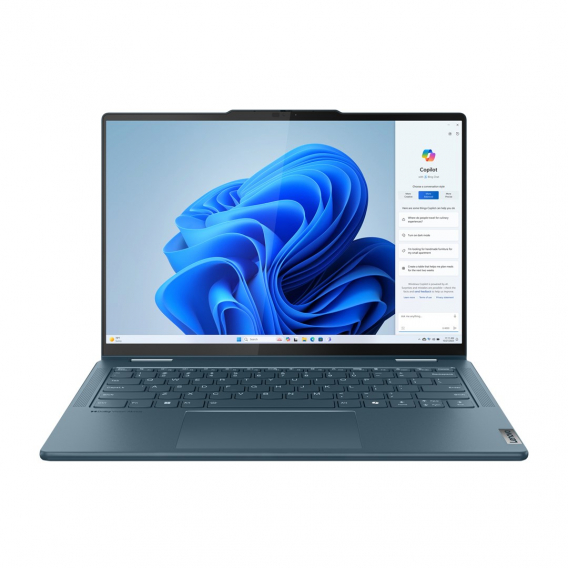 Obrázok pre Lenovo Yoga 7 2-in-1 14IML9 Intel Core Ultra 5 125H Hybridní (2v1) 35,6 cm (14") Dotyková obrazovka 2,8K 16 GB LPDDR5x-SDRAM 1 TB SSD Wi-Fi 6E (802.11ax) Windows 11 Home Modrozelená