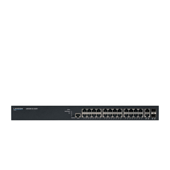 Obrázok pre LANCOM GS-2326P+ Řízený L2 Gigabit Ethernet (10/100/1000) Podpora napájení po Ethernetu (PoE) 1U Černá