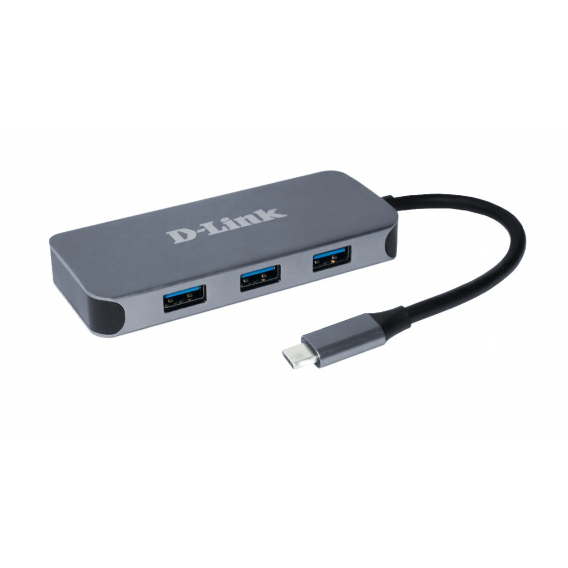 Obrázok pre D-Link DUB-2335 dokovací stanice/replikátor portů Kabel USB typu C Šedá