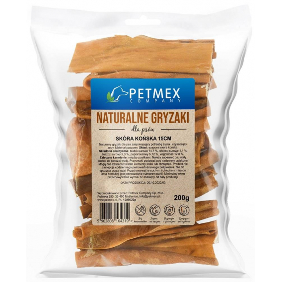 Obrázok pre PETMEX Horse skin - pamlsek pro psa - 200g