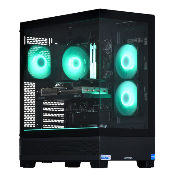 Obrázok pre Actina 5901443387954 PC Intel® Core™ i5 i5-12400F 32 GB DDR4-SDRAM 1 TB SSD Intel Arc A580 Midi Tower Černá