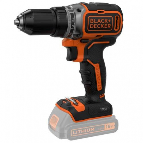 Obrázok pre Black & Decker BL186N 1650 ot/min Rychloupínací Černá, Oranžová