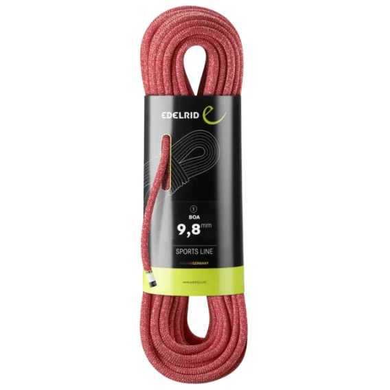 Obrázok pre Edelrid 710790702000 horolezecké lano Červená 70000 mm 9,8 mm Polyamid 1 kusů