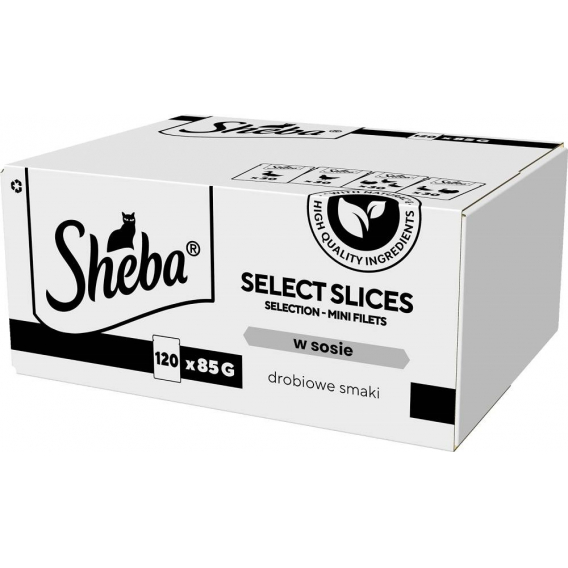 Obrázok pre SHEBA Select Slices Poultry flavors - mokré krmivo pro kočky - 120 x 85g