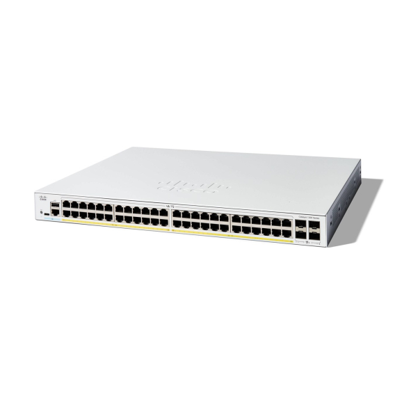 Obrázok pre Cisco C1300-48P-4X síťový přepínač Řízený L2/L3 Gigabit Ethernet (10/100/1000) Bílá