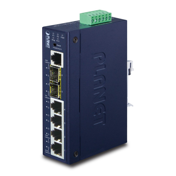 Obrázok pre PLANET IGS-5225-4T2S síťový přepínač Řízený L2+ Gigabit Ethernet (10/100/1000) Modrá