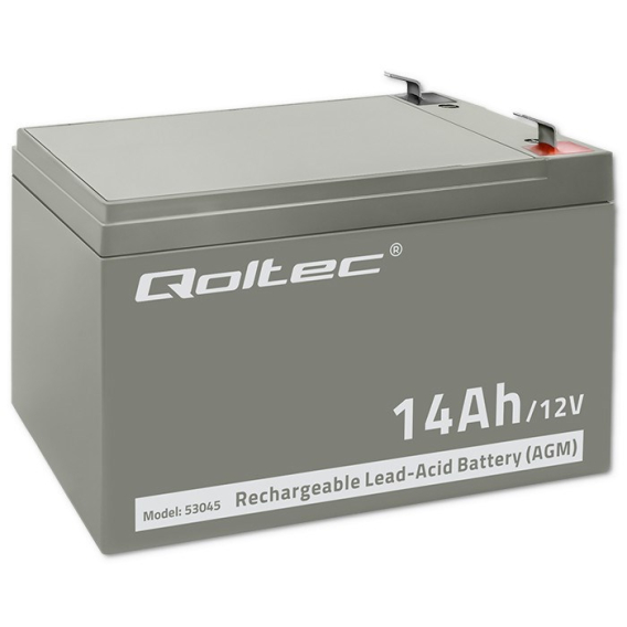 Obrázok pre Baterie Qoltec 53045 AGM | 12V | 14Ah