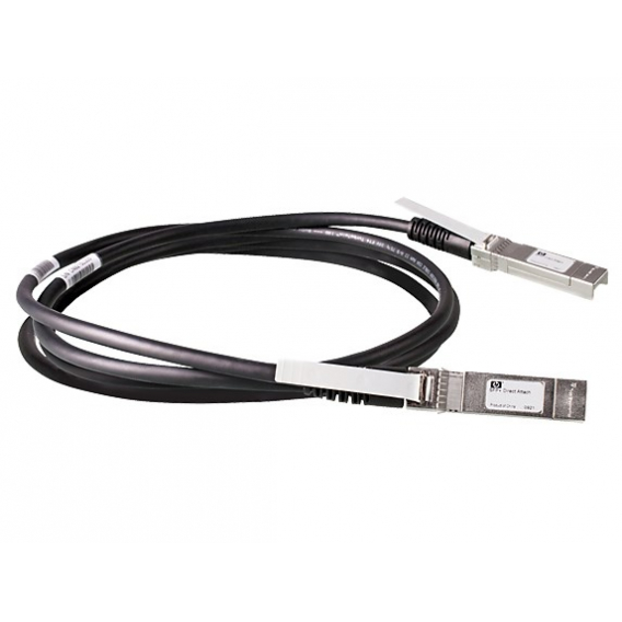 Obrázok pre HPE 10G SFP+ to SFP+ 3m Direct Attach Copper InfiniBand a optický kabel SFP+ Černá