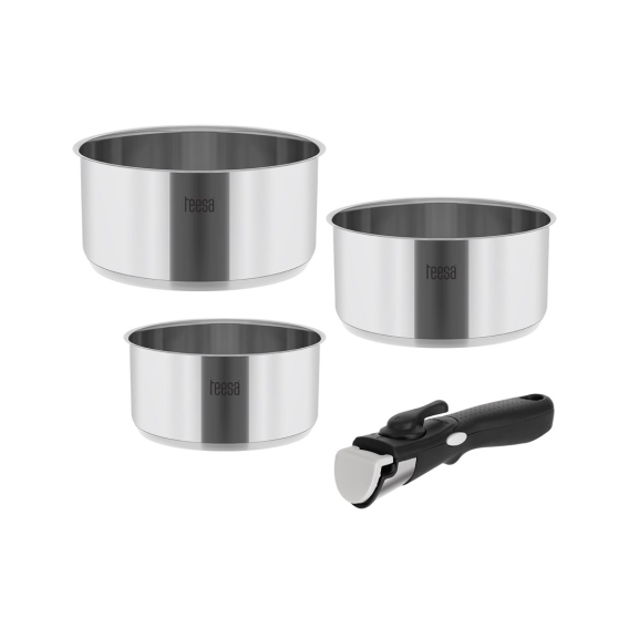 Obrázok pre Cookware set with detachable handle TEESA COOK EXPERT SINGLE HAND