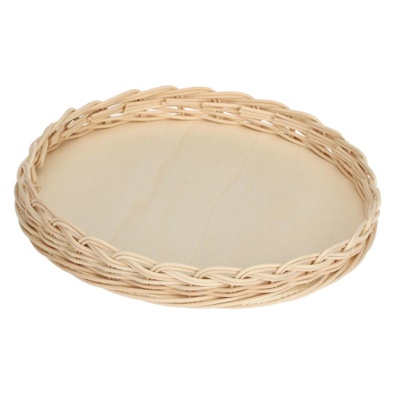 Obrázok pre LA PORCELLANA BIANCA MIDOLLINO Wicker tart basket 28 cm