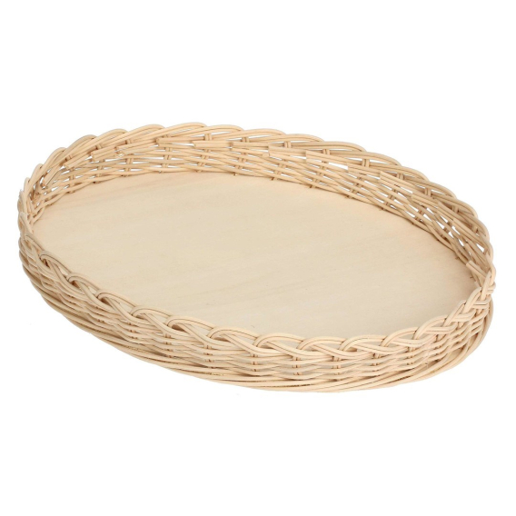 Obrázok pre LA PORCELLANA BIANCA MIDOLLINO Wicker Basket for Tart Dish 32 cm