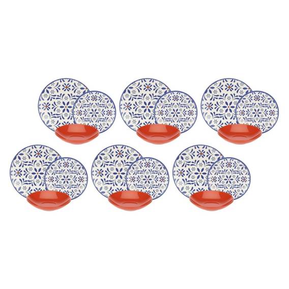 Obrázok pre ROSE&TULIPS SEA BREEZE Dinner service for 6 people