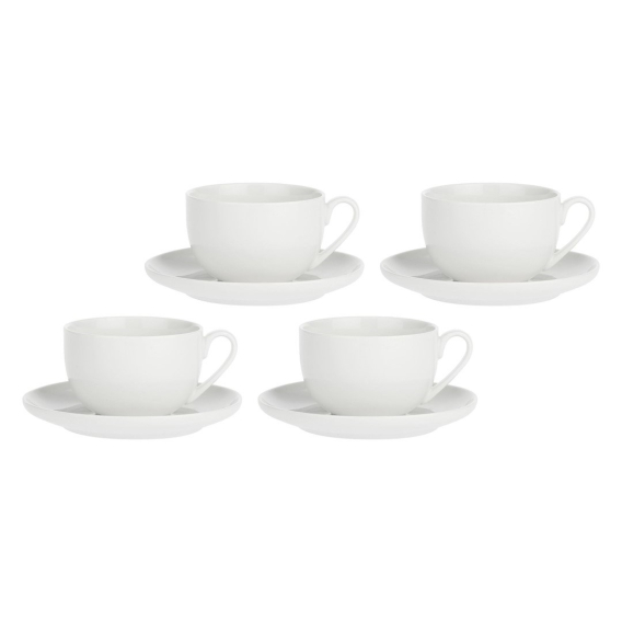 Obrázok pre LA PORCELLANA BIANCA CORTE Set of 4 cups with saucer 450 ml