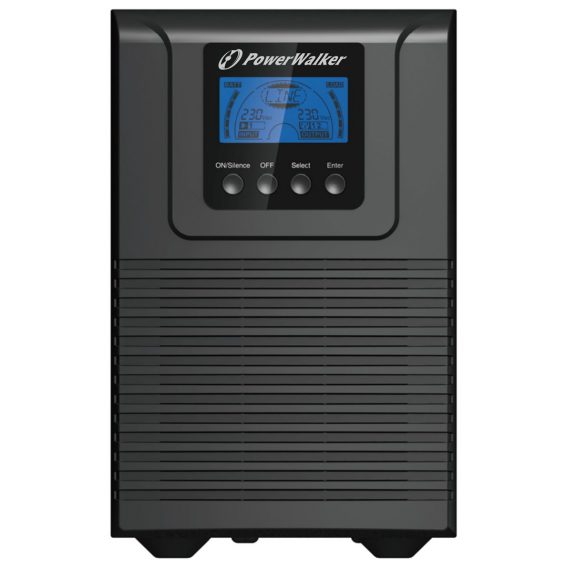 Obrázok pre PowerWalker VFI 1000 TG S dvojitou konverzí (online) 1 kVA 900 W 4 AC zásuvky / AC zásuvek