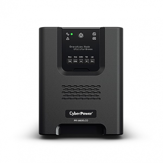 Obrázok pre CyberPower PR1000ELCD zdroj nepřerušovaného napětí Line-interaktivní 1 kVA 900 W 8 AC zásuvky / AC zásuvek