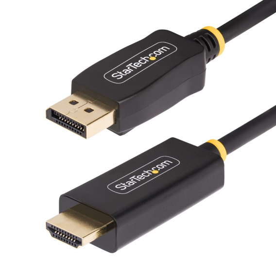 Obrázok pre StarTech.com 3F-DP-HDMI-4K60-HDR adaptér k video kabelům 1 m DisplayPort HDMI Typ A (standardní) Černá