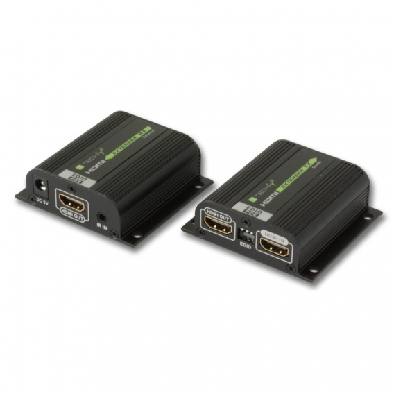 Obrázok pre Techly IDATA EXT-E70POED AV extender AV transmitter & receiver Black