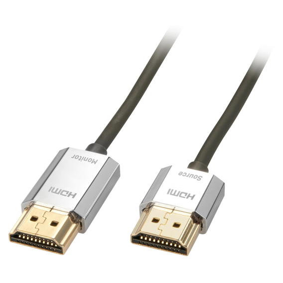 Obrázok pre Lindy 41676 HDMI kabel 4,5 m HDMI Typ A (standardní) Černá, Zlato, Stříbrná