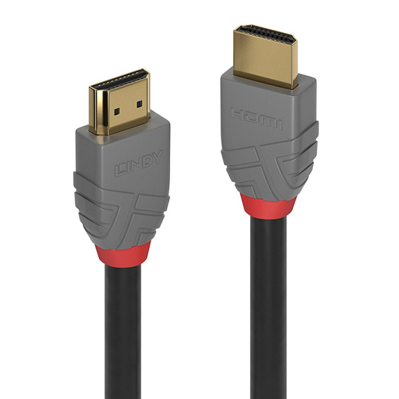 Obrázok pre Lindy 36967 HDMI kabel 10 m HDMI Typ A (standardní) Černá, Šedá