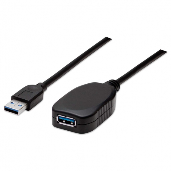 Obrázok pre Manhattan 150712 USB kabel USB 3.2 Gen 1 (3.1 Gen 1) 5 m USB A Černá