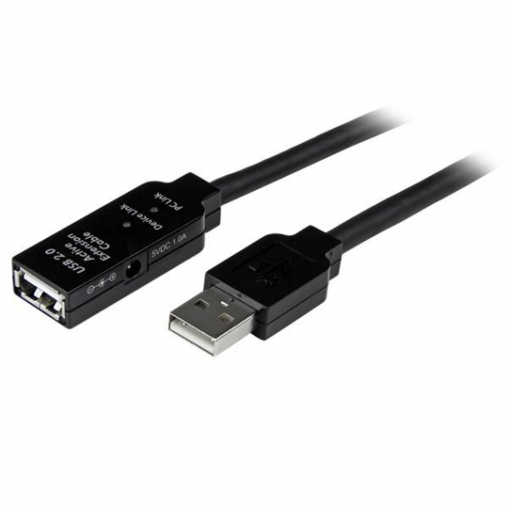 Obrázok pre StarTech.com USB2AAEXT15M USB kabel USB 2.0 15 m USB A Černá