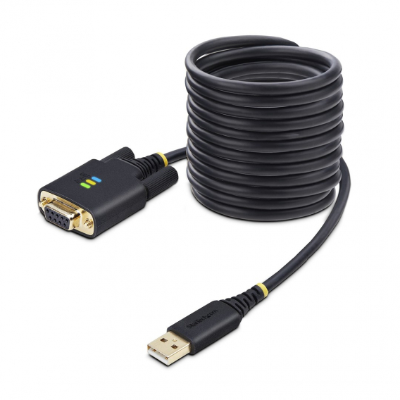 Obrázok pre StarTech.com 1P10FFCN-USB-SERIAL sériový kabel Černá 3 m USB Typ-A DB-9