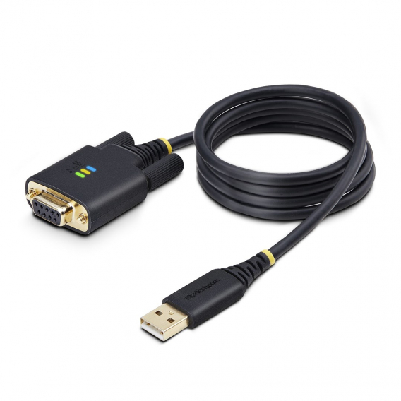 Obrázok pre StarTech.com 1P3FFCNB-USB-SERIAL sériový kabel Černá 1 m USB Typ-A DB-9