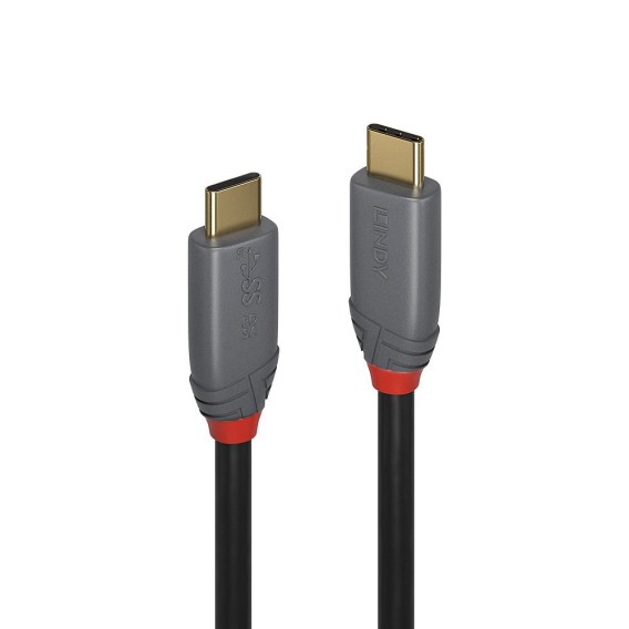 Obrázok pre Lindy 36902 USB kabel 1,5 m USB C Černá, Šedá