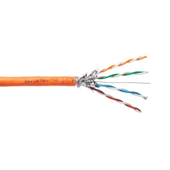 Obrázok pre Kabel instalacyjny DIGITUS kat.6A, U/FTP, Dca, AWG 23/1, LSOH, 500m, niebieski, szpula