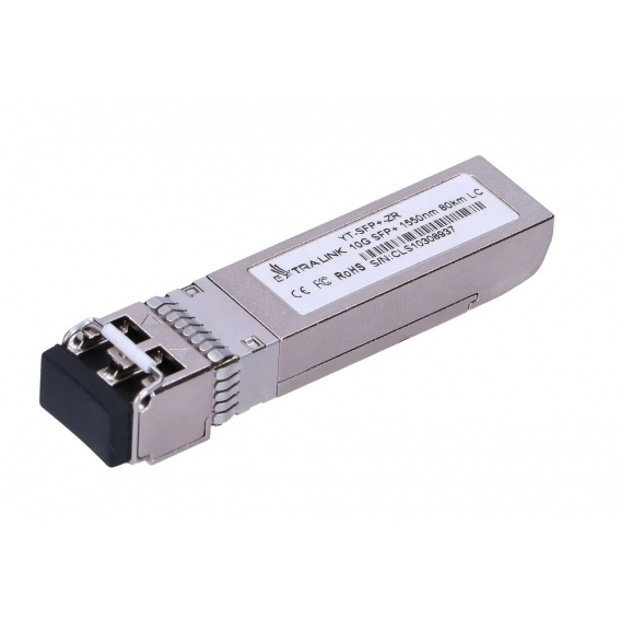 Obrázok pre Extralink Modul SFP+ SFP+ 10G 10Gbps, LC/UPC, 1550nm, 80km, single mode, proM