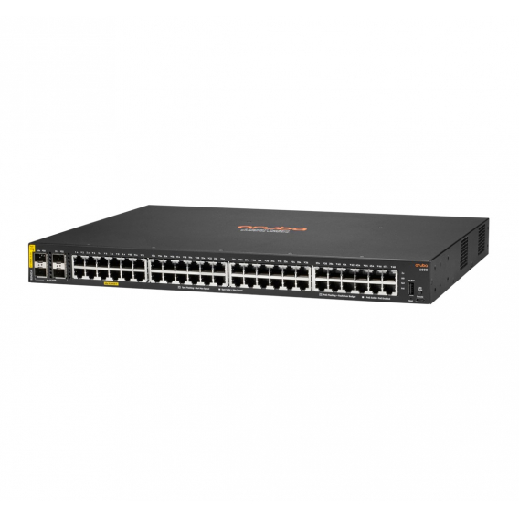 Obrázok pre Aruba 6000 48G Class4 PoE 4SFP 370W Řízený L3 Gigabit Ethernet (10/100/1000) Podpora napájení po Ethernetu (PoE) 1U