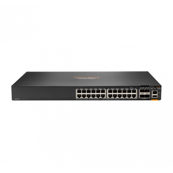 Obrázok pre HPE Aruba Networking Aruba 6200F 24G 4SFP+ Řízený L3 Gigabit Ethernet (10/100/1000) 1U Černá