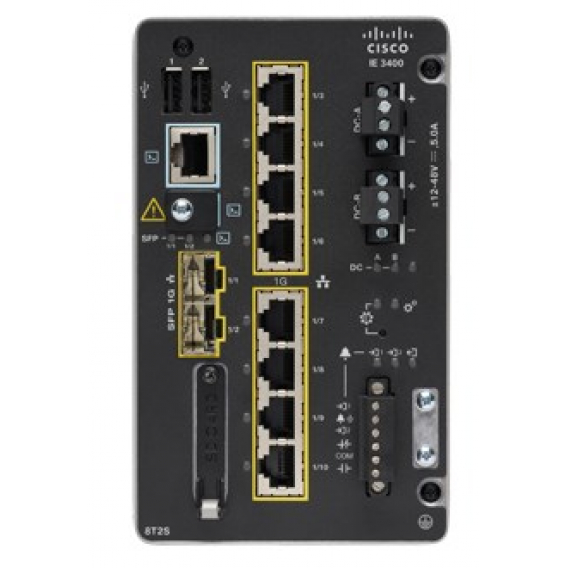 Obrázok pre Cisco Catalyst IE3400 Řízený L2 Gigabit Ethernet (10/100/1000) Černá