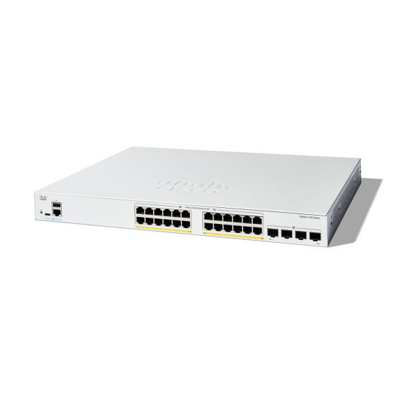 Obrázok pre Cisco Catalyst 1300 Řízený L2/L3 Gigabit Ethernet (10/100/1000) Podpora napájení po Ethernetu (PoE) Šedá