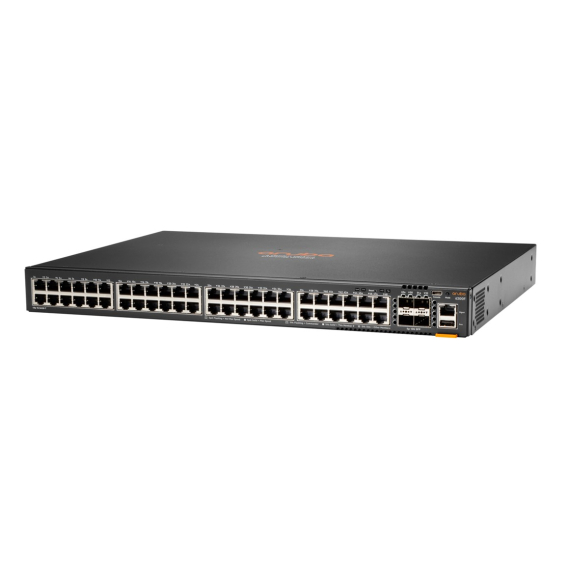 Obrázok pre HPE Aruba Networking Aruba 6200F 48G 4SFP+ Řízený L3 Gigabit Ethernet (10/100/1000) 1U Černá