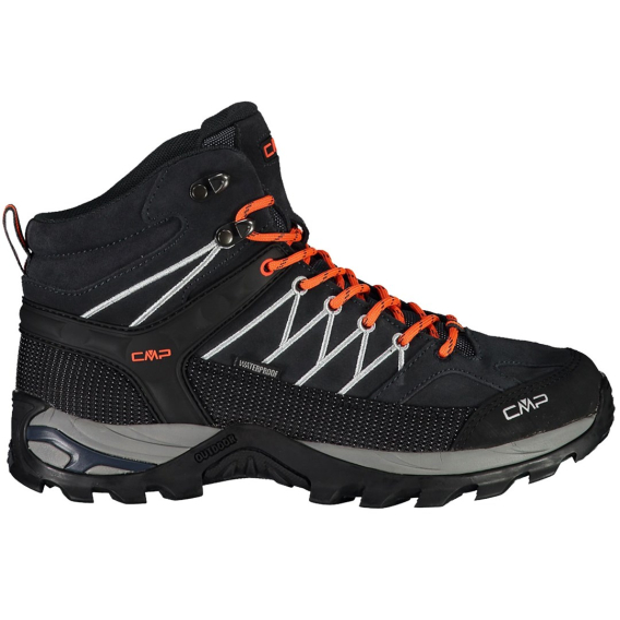 Obrázok pre CMP Rigel Mid WP Men's Hiking Boots Black-Orange 3Q1294756UE