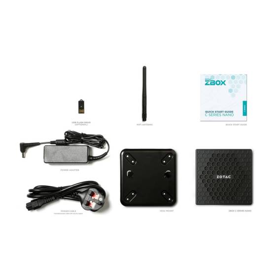 Obrázok pre Zotac ZBOX CI337 nano 0.9L sized PC Černá N100 3,4 GHz